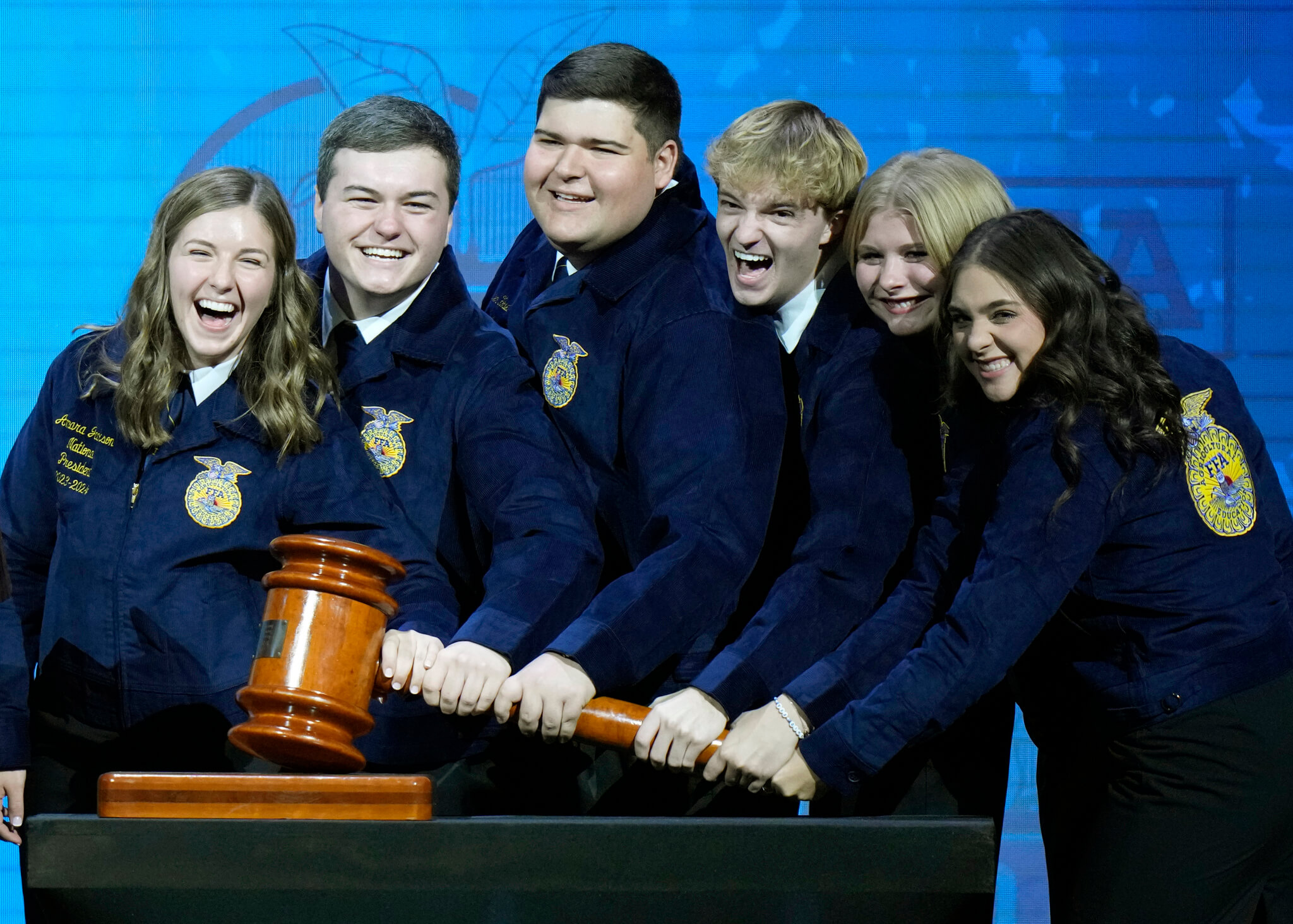 New National Officer Team Installed Red River Farm Network